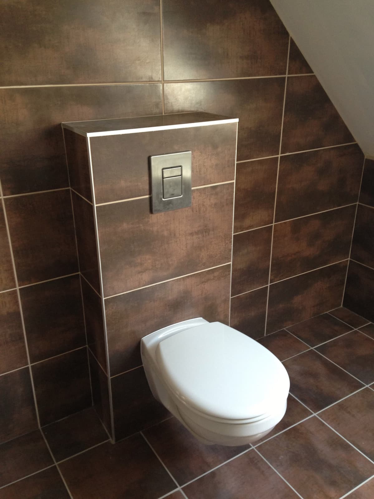 Pose de WC suspendu